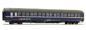 L.S. Models 47253 SBB T2S  Schlafwagen blau m weisser linie Ep. IV-V